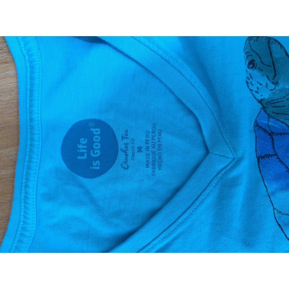 Life Is Good Blue Short Sleeve Tee - Picture 6 of 7
